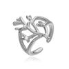 Wholesale Women's Marine Series Copper Ring With Animal And Geometric Pattern Starfish And Coral Design