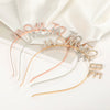 Wholesale Women's Maternity Headband Alloy Electroplated Letter Hair Accessories