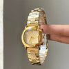 Wholesale Women's Medieval Style Dshaped Plum Blossom Steel Band Quartz Watch