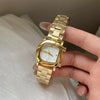Wholesale Women's Medieval Style Dshaped Plum Blossom Steel Band Quartz Watch