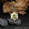 Wholesale Women's Medieval Style Geometric Diamond Gems Silver Earrings