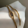 Wholesale Women's Medieval Style Quartz Watch With Metal Strap And Alloy Case And Ordinary Glass Mirror