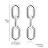 Wholesale Women's Metal And Acrylic Geometric Creative Exaggerated Electroplated Earrings