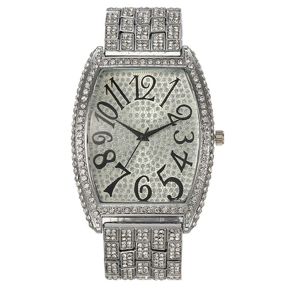 Wholesale Women's Metal Barrel Dial Quartz Watch Fashion Style