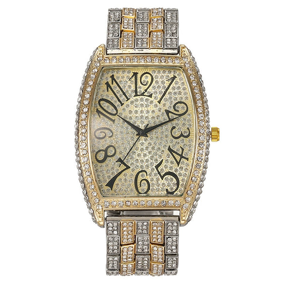 Wholesale Women's Metal Barrel Dial Quartz Watch Fashion Style