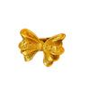 Wholesale Women's Metal Bow Open Ring With Electroplating Design