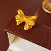 Wholesale Women's Metal Bow Open Ring With Electroplating Design
