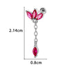 Wholesale Women's Metal Crown Tassel Zircon Ear Bone Nail Jewelry With Electroplating