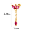 Wholesale Women's Metal Crown Tassel Zircon Ear Bone Nail Jewelry With Electroplating