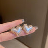 Wholesale Women's Metal Electroplated Bow Shape Pearl Tassel Earrings Light Luxury Style