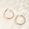 Wholesale Women's Metal Geometric Circle Earrings Copper Zinc Alloy Electroplating