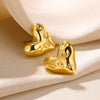 Wholesale Women's Metal Gold Platinum Electroplated Irregular Cross Geometric Earrings