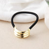 Wholesale Women's Metal Hair Accessories Simple Temperament Hair Ring And Hair Rope With Knot Craft Pure Handmade