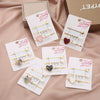 Wholesale Women's Metal Heartshaped Rhinestone Pearl Bangs Hairpin Hair Accessories Cute Style