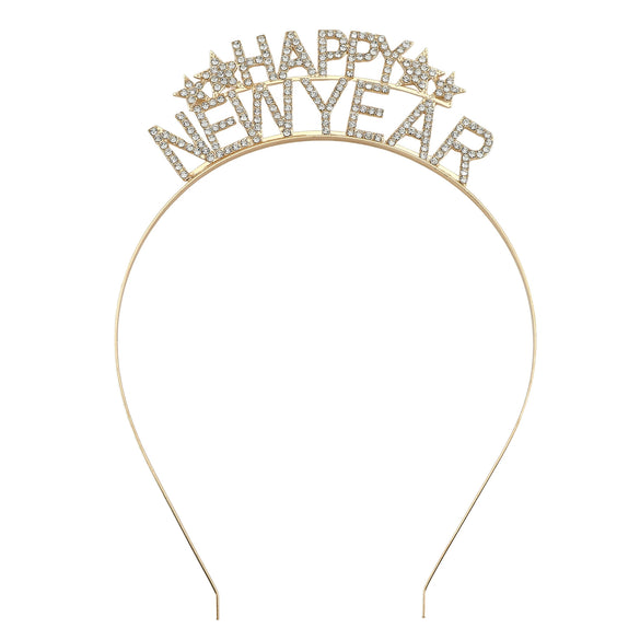 Wholesale Women's Metal Letter Headband Electroplated Hair Accessories