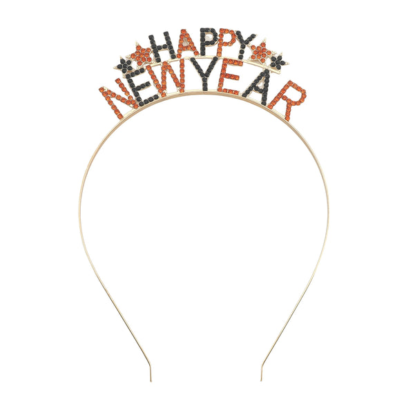 Wholesale Women's Metal Letter Headband Electroplated Hair Accessories
