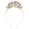 Wholesale Women's Metal Letter Headband Electroplated Hair Accessories