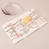 Wholesale Women's Metal Pearl Geometric Electroplated Side Clip Hairpin Set