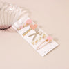 Wholesale Women's Metal Pearl Geometric Electroplated Side Clip Hairpin Set