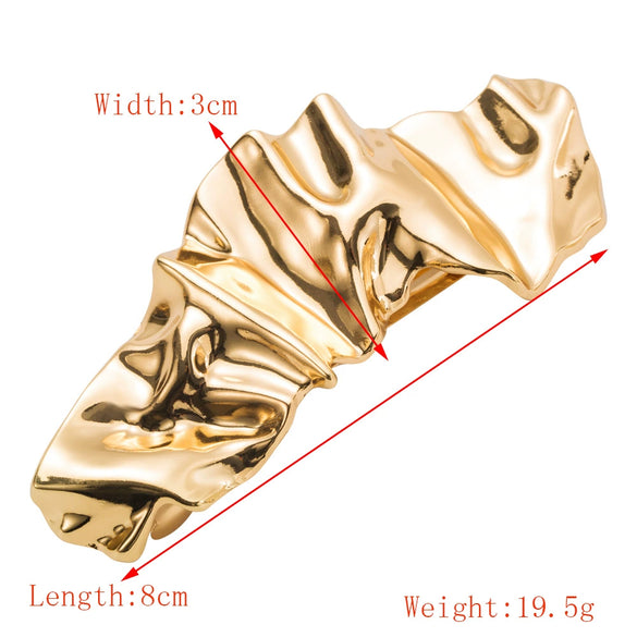 Wholesale Women's Metal Shell Spring Clip Geometric Fashion Style Hair Clip