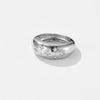 Wholesale Women's Micro Inlaid Zircon Five Pointed Star Copper Ring With Electroplated Platinum Or 18K Gold Light Luxury And Fashion Ol Style