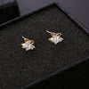 Wholesale Women's Mini Cartoon Animal Zodiac 925 Sterling Silver Earrings With Electroplating