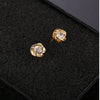 Wholesale Women's Mini Cartoon Animal Zodiac 925 Sterling Silver Earrings With Electroplating