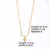 Wholesale Women's Mini Heart Shaped Pendant Clavicle Necklace Copper Titanium Steel Electroplated Niche Design
