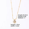 Wholesale Women's Mini Heart Shaped Pendant Clavicle Necklace Copper Titanium Steel Electroplated Niche Design