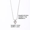 Wholesale Women's Mini Heart Shaped Pendant Clavicle Necklace Copper Titanium Steel Electroplated Niche Design