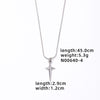 Wholesale Women's Mini Heart Shaped Pendant Clavicle Necklace Copper Titanium Steel Electroplated Niche Design