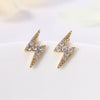 Wholesale Women's Mini Lightning Zircon Earrings Copper Animal Zodiac Style