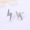 Wholesale Women's Mini Lightning Zircon Earrings Copper Animal Zodiac Style