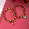 Wholesale Women's Minimalist Christmas Polymer Clay Bracelet With Snowflake And Christmas Tree Pendant