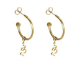 Wholesale Women's Minimalist Electroplated Stainless Steel Snakeshaped Earrings