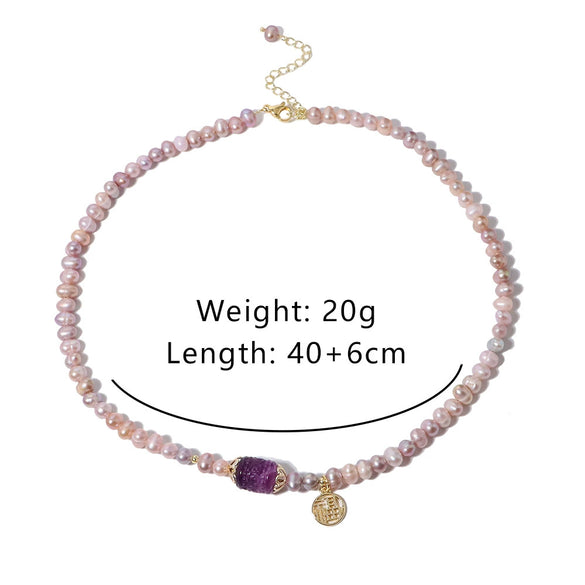 Wholesale Women's Minimalist Freshwater Pearl And K Gold Jewelry Including Necklace Bracelet Ring With Electroplating