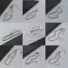Wholesale Women's Minimalist Geometric Alloy Electroplated Ring Bracelet