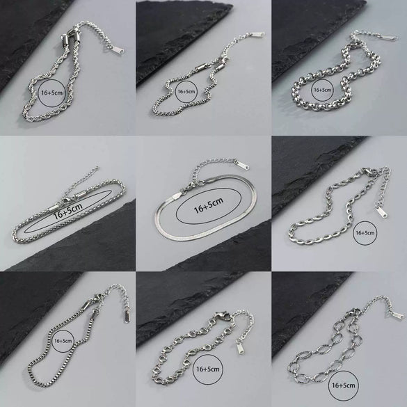 Wholesale Women's Minimalist Geometric Alloy Electroplated Ring Bracelet