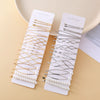 Wholesale Women's Minimalist Geometric Alloy Hairpin Bb Clip Electroplated Hair Accessories
