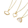 Wholesale Women's Minimalist Geometric Copper O Chain Pendant Necklace With Electroplating