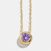 Wholesale Women's Minimalist Geometric Copper Ochain Necklace With Mixed Gemstone Inlay And Diamond Treatment