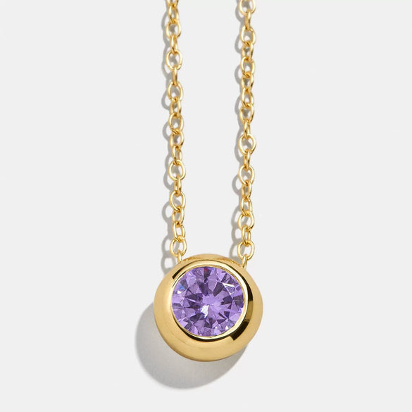 Wholesale Women's Minimalist Geometric Copper Ochain Necklace With Mixed Gemstone Inlay And Diamond Treatment
