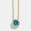 Wholesale Women's Minimalist Geometric Copper Ochain Necklace With Mixed Gemstone Inlay And Diamond Treatment