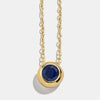 Wholesale Women's Minimalist Geometric Copper Ochain Necklace With Mixed Gemstone Inlay And Diamond Treatment