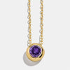 Wholesale Women's Minimalist Geometric Copper Ochain Necklace With Mixed Gemstone Inlay And Diamond Treatment