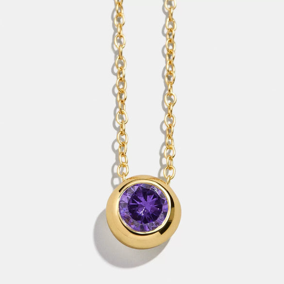 Wholesale Women's Minimalist Geometric Copper Ochain Necklace With Mixed Gemstone Inlay And Diamond Treatment