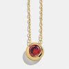 Wholesale Women's Minimalist Geometric Copper Ochain Necklace With Mixed Gemstone Inlay And Diamond Treatment