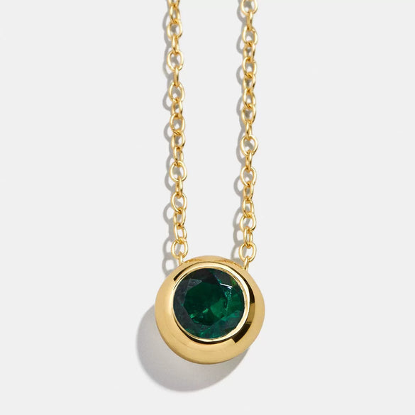Wholesale Women's Minimalist Geometric Copper Ochain Necklace With Mixed Gemstone Inlay And Diamond Treatment