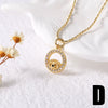 Wholesale Women's Minimalist Geometric Copper Pendant Necklace With Bamboo Chain And 18K Gold Electroplated Treatment