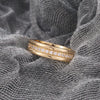 Wholesale Women's Minimalist Geometric Copper Ring Jewelry With Zircon Design